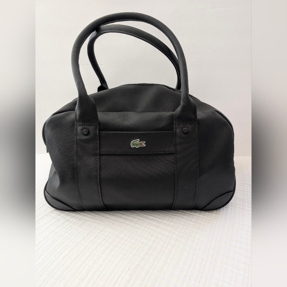 LACOSTE MID Size OverNight WEEKEND Bag Black